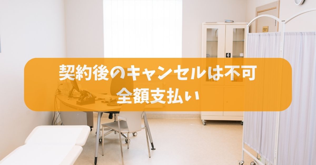 ABCクリニック高崎院のキャンセル料金